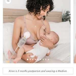 * TWO * Minimalist Hands-Free Pumping & Nursing Plunge Bras